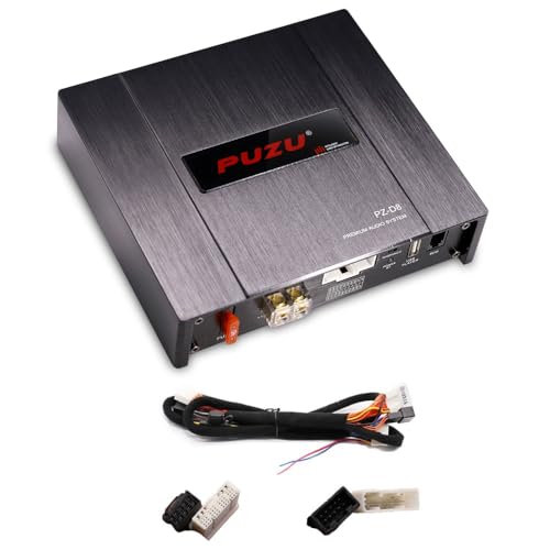 PUZU PZ-D8 4ch 180wアンプ内蔵　8ch DSP Amazon.co.jp: PUZU PZ-D8 4X 180 W 4 chから8 ch車載DSPアンプ車載