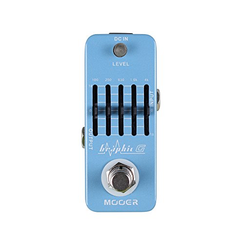 MOOER Micro EQ Equalizer Guitar Pedal, 100 Hz ~ 4 Khz Range