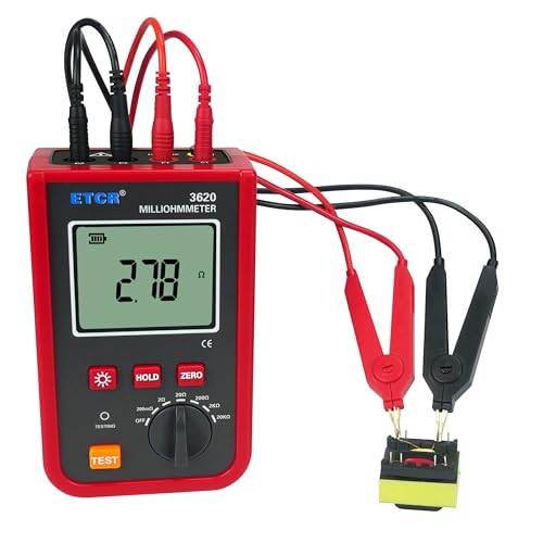ETCR3620 High Precision Milliohmmeter 1m? to 20.0k? Digital Milli ohm Meter Resistance Tester 4 Wire Micro Ohm Meter