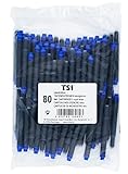 TSI 18080 Kombi-Tintenpatronen 80er Beutel, königsblau