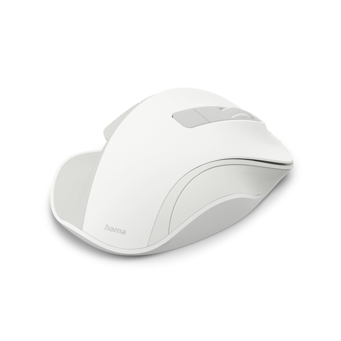 Hama Mouse Ottico SS Filo 6 Pulsanti WM-500, Silenzioso, Bianco