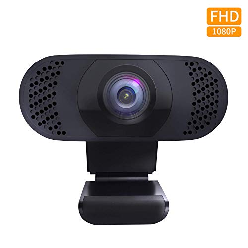 Wansview PC Webcam 1080P mit Mikrofon, Webcam für Laptop, Computer, PC, Desktop mit automatischer Lichtkorrektur für Live-Videos, Konferenzen, Videoanrufe, Online-Unterricht und Spiele ...