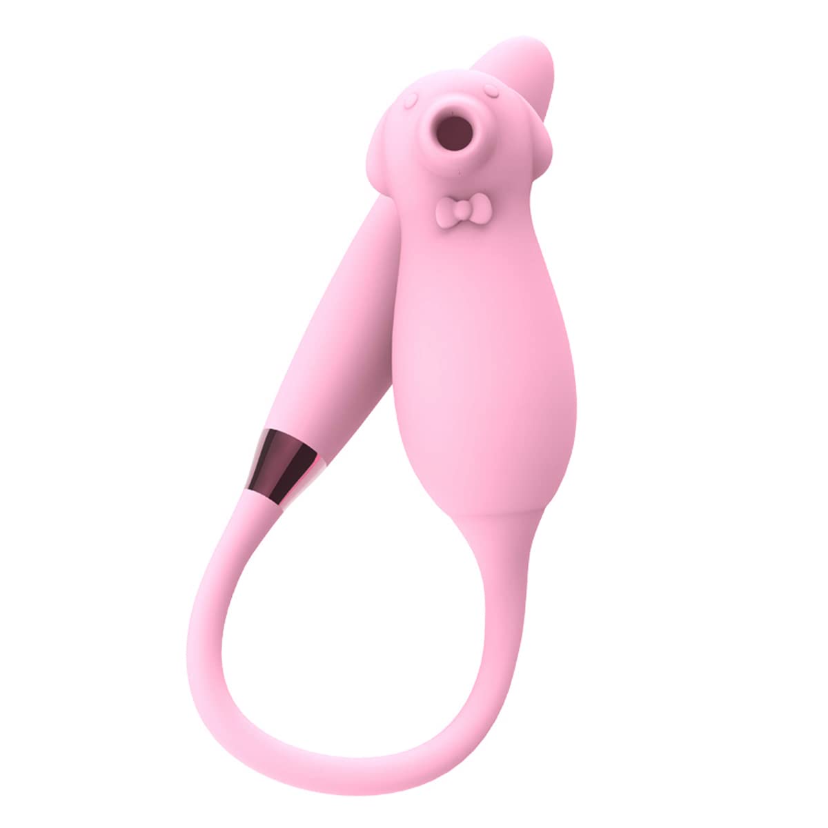 AAKOMA Vibratori Giocattoli, Vibratore Sessuale Capezzolo Stimolatore Clitorideo, Riscaldamento Intelligente 9 Frequenza Succhiamento e 7 Velocità Collisione Modalità Giocattoli Sesso Anale Pink