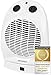 Exquisit Heizlüfter HL 32027 we | 2 Heizstufen (1000/2000 Watt) | Kaltstufe (Ventilator-Modus) | weiß | Heizen | Kippschutz und Überhitzungsschutz