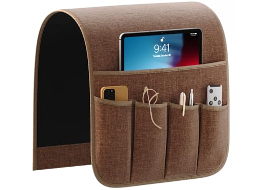 Sixyotie Sofa Armrest Organizer,Non-Slip Remote Control