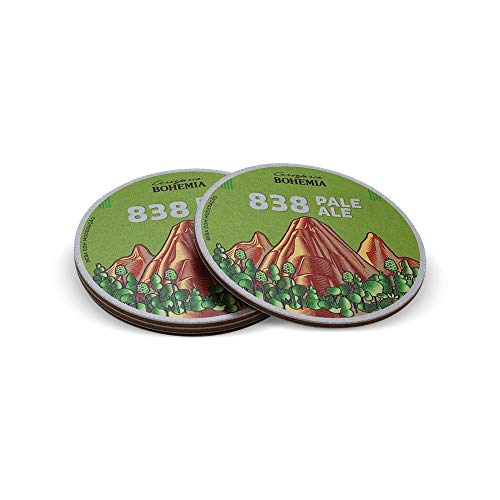 Kit Bolachas de Chopp Cerveja Bohemia 838 Pale Ale - 4 unidades