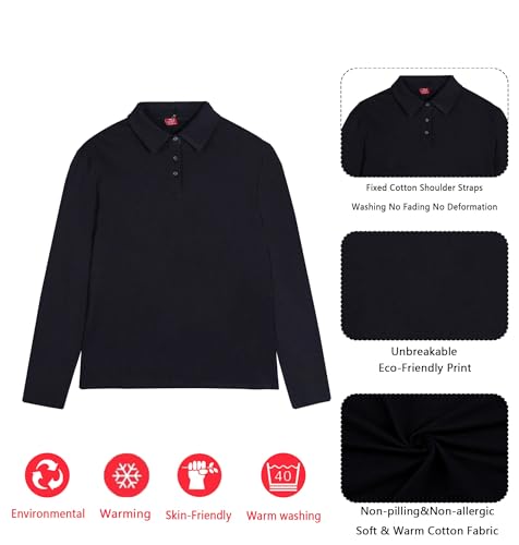 Mucwer 2P Men's Long Sleeve Cotton Henley Shirts, Long Sleeve Casual Lounge Pullover Lightweight Comfy Pajamas Tops3