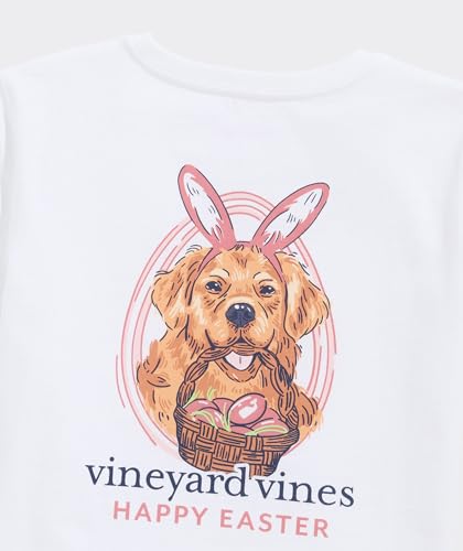 vineyard vines Girls' Easter Dog Short-Sleeve Pocket Tee3
