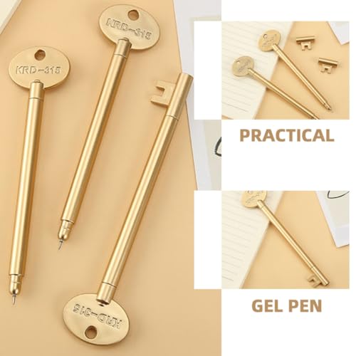 Tofficu Bolígrafos Gel Negro Forma Llave 1 unidad miniatura 6