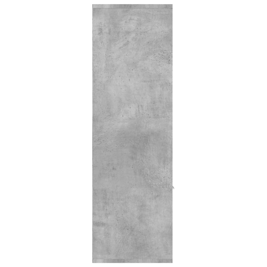 vidaXL Regał na książki, szarość betonu, 98x30x98 cm