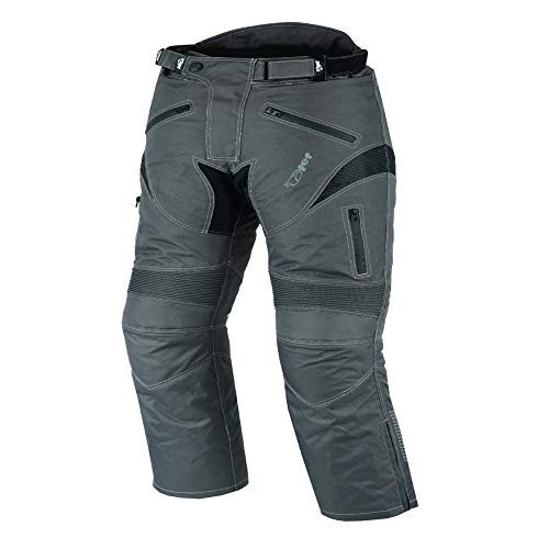 JET Pantalones moto motocicleta hombre vaqueros impermeable con protecciones cordua Dynamo (64 Corto/Cintura 48