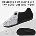 ERGOfoot Orthopedic Slippers with Arch Support for Women and Men – Fuzzy House Shoes for Plantar Fasciitis Relief, Closed Back, Soft Plush Sherpa Fleece Lining Moccasin/Grey W6/M5