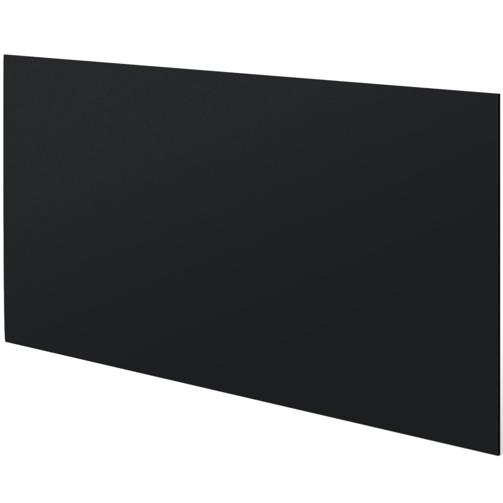 HDPE Sheet 1/4" Thick 24 x 48 Inch, HDPE Plastic Sheet High Density Polyethylene Board Flexible Solid Plastic Block for DIY Projects Crafts Machining Home(Black)