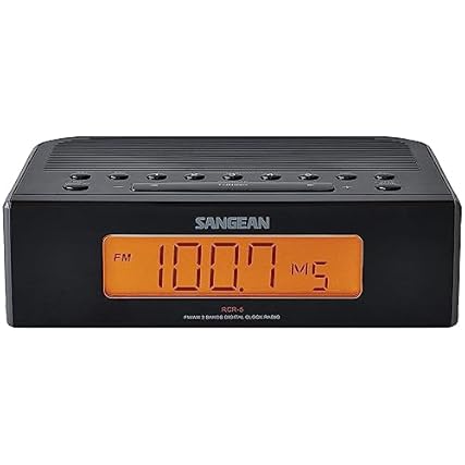 Sangean RCR 5 BK AM/FM Digital Tuning Clock Radio product photo Sangean RCR 5 BK AM/FM Digital Tuning Clock Radio product photo
