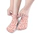 LITPUZC 5 Pairs Fashion Ankle Socks for Women Girl Donut Pink Crew Sock Soft Breathable Low Cut Socks for Sport Running Athletic