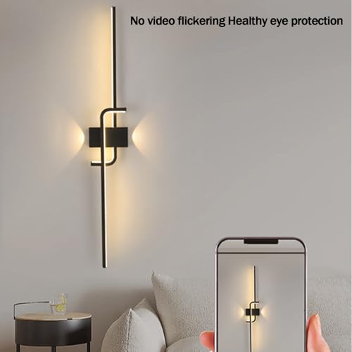 Lámpara de pared LED lineal interior moderna regulable 60cm 5