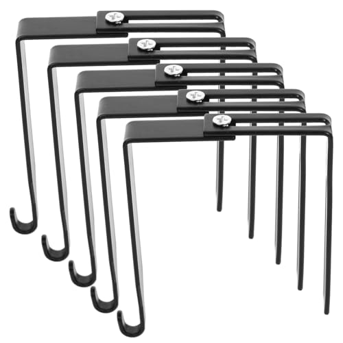 HEALEEP 5個可能な小型フック クローゼットやオフィスでの衣類 バッグ 帽子の収納用フック 壁掛け式 多目的収納 ハンガー