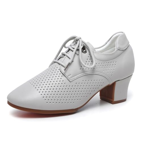Chaussures danse latine femmes à lacets respirantes pour salon