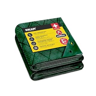 BIKAIN bâche verte 2 x 3 m polyéthylène 90 g/m²