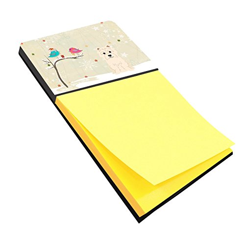 Christmas Presents Between Friends Westie Sticky Note Holder