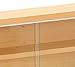Inter Link Simply Vitrina de madera MDF y vidrio, Marrón, 80 x...