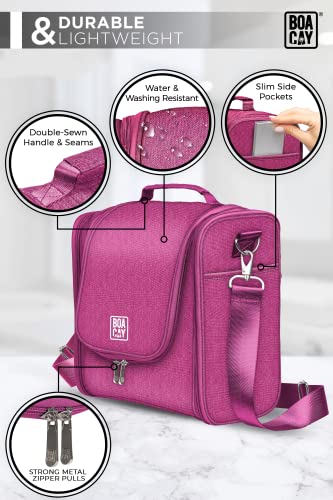 Boacay Extra Large Hanging Travel Toiletry Bag For Women And Men, Makeup Bag, Bathroom & Shower Organizer Kit For Accessories, Cosmetics, Essentials #TOP1