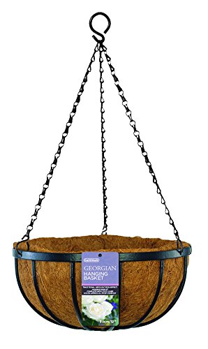 Gardman R211 Georgian Hanging Basket with Coco Liner, 14"