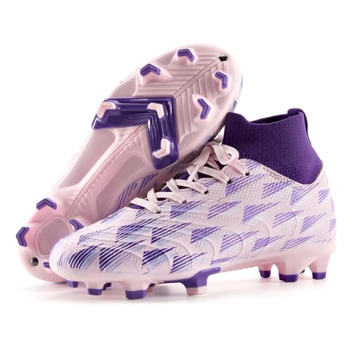 PATPAT Youth High Top Soccer Cleats