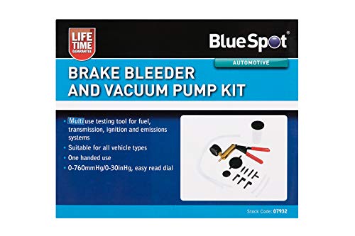 Kit de bomba de vacío y purgador de frenos Blue Spot 07932 miniatura 3
