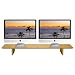 Produktbild Samdi Laptop Stander Wood, geeignet für iMac und andere Computer-LCD-Displays, schützt die Wirbelsäule und bietet Platz für Tastaturen (Bambus)