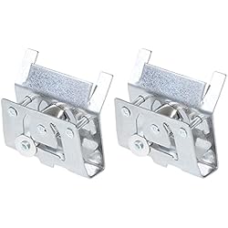 Persianas Horizontales Madera 2 mecanismos de bloqueo de cable para persianas horizontales de madera o madera sintética de perfil bajo de 5 cm