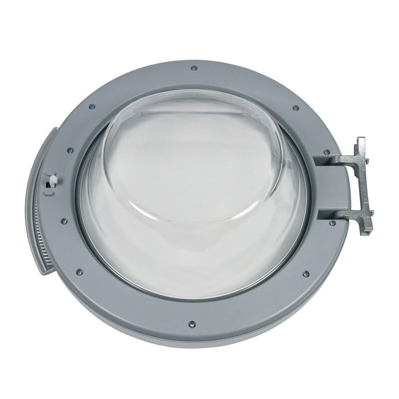 LUTH Premium Profi Parts Puerta compatible con Bosch 00749622 Kpl con anillos de puerta delantero bisagra manija para lavadora