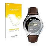 upscreen Entspiegelungs-Schutzfolie kompatibel mit Fossil Q Founder 2.0 – Anti-Reflex Displayschutz-Folie Matt