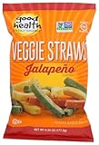 Good Health Natural Foods Veggie Straws, Jalapeno, 6.75 Ounce (2-Pack)