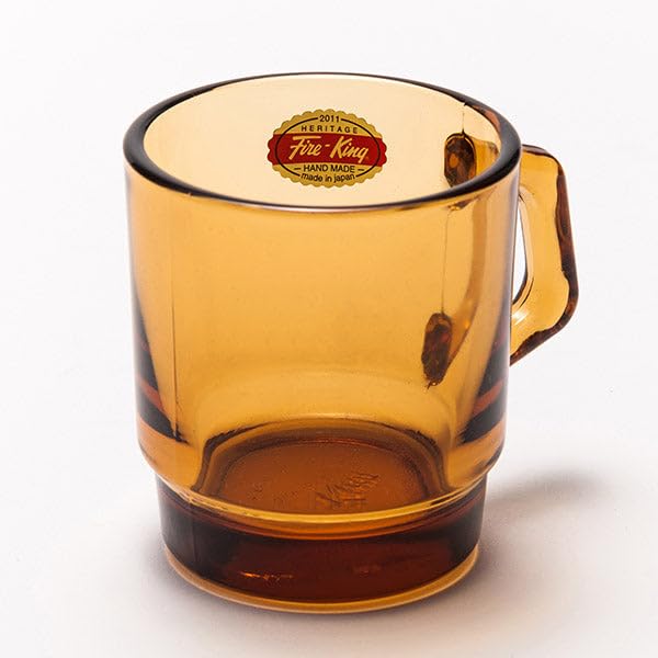 ファイヤーキング　アンバーカスタードカップ4個(バスケット付き） ファイヤーキング アンバーカスタードカップ4個(バスケット付き）