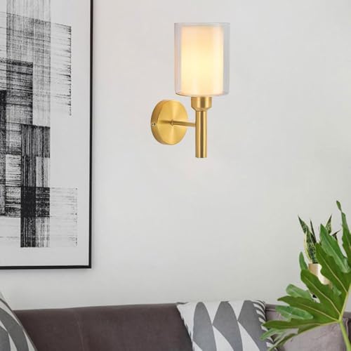 Lámpara de Pared de Cristal para Crear un Ambiente Cálido en el Estudio y Pasillo 3