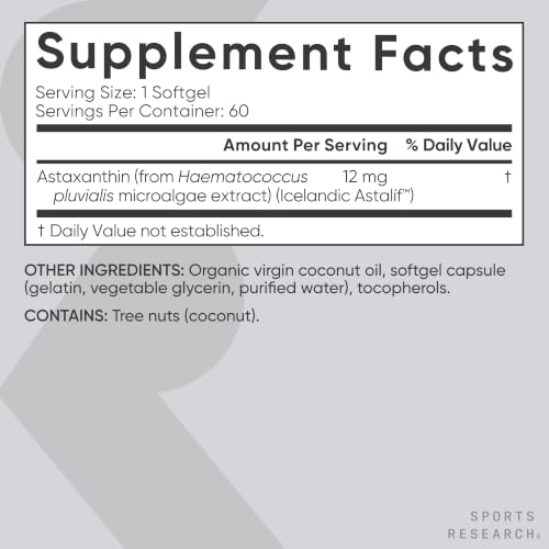 Sports Research Icelandic Astaxanthin