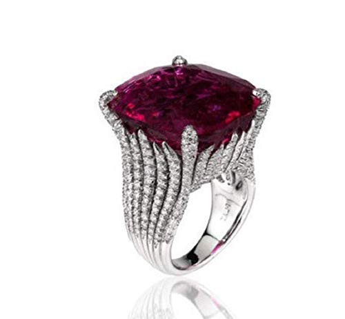 Bague en Diamant Rubis Romantique pour Éviter les Bijoux Ternes