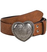 mcuvaec Boho Kadınlar PU Deri Kemer Kot Kot i&ccedil;in Western Azetc Kahverengi Kovboy Kemeri Kovboy Pantolonu Geniş V...