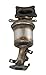Pacesetter 201138 Raw Steel Passenger Side Performance Direct Fit Pre-Cat Catalytic Converter (Non C.A.R.B. Compliant), 1 Pack
