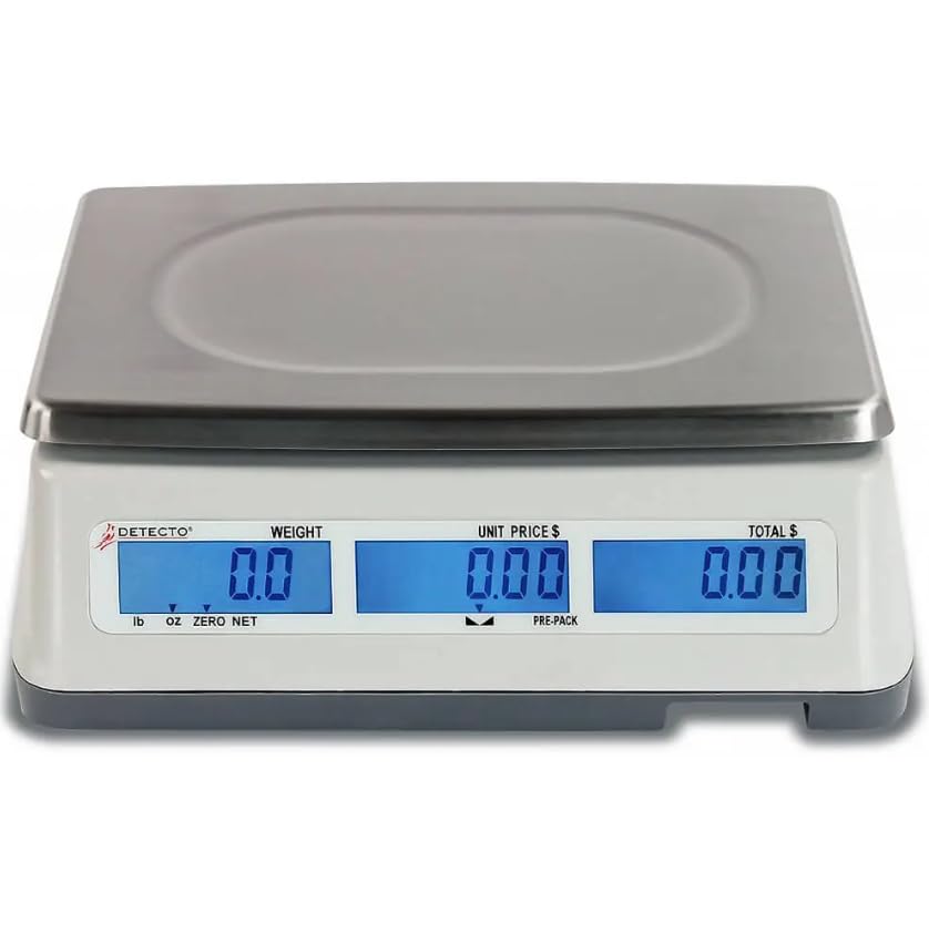 Detecto DM15 Price Computing Scale, Electronic, 13.4" W x 13.4" D, 240 oz. Capacity image 5