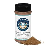 Picture of TREATOPIA Protein Crumbles Meal Topper for Dogs & Cats, 8 Oz Shaker Bottle - All-Natural Beef Lung & Liver Appetite Stimulant Seasoning, High-Protein, Healthy Treat, Slow-Roasted, Made in The USA