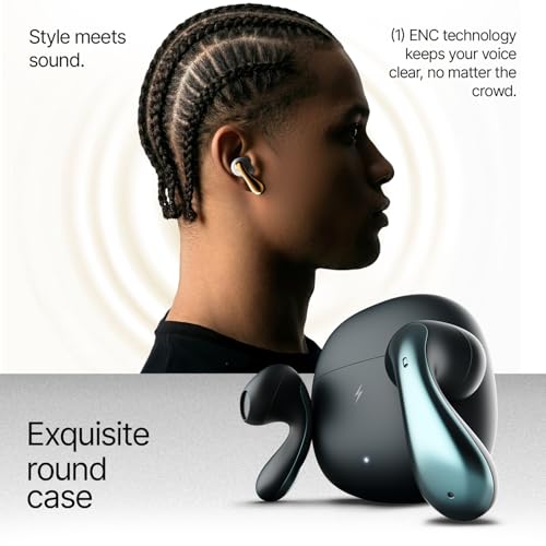 Image of Fire-Boltt Aero Lite TWS Earbuds Custom EQ Wireless Bluetooth 5.4 Music & App Support 50H Playtime Fast Charging Case 50ms Low Latency for Gaming Touch Controls Blue
