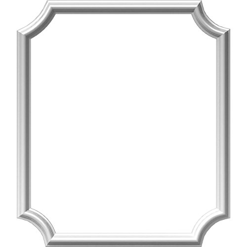Best Seller Ekena Millwork PNL24X28AS-02-CASE-12 Ashford Molded Scalloped Wainscot Wall Panel, 24"W x 28"H x 1/2"P, Factory Primed White, 12 Count