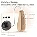 Hearing Aids, Hearing Aids for Seniors, Rechargeable Hearing Aid with Noise Cancellation, 5-Level Button Volume Control, OTC Hearing Amplifier for Moderate Hearing Loss, Clear Sound