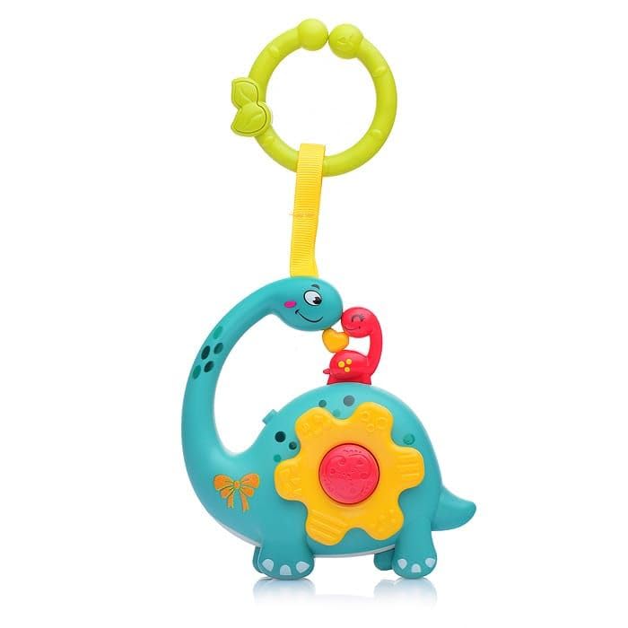 FROWWY Musical Hanging Toy Dinosaur - Early Education Baby Bed Bell | Cute Dinosaur Rattle with Light and Music | Baby Crib Hanging Toy (B0D76S8YV7) Amazon Price History, Amazon Price Tracker