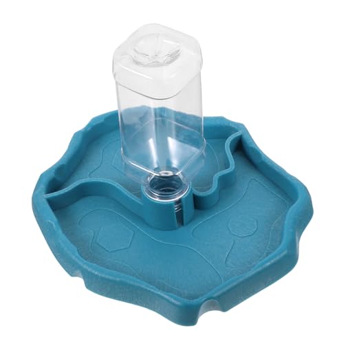 Toddmomy 自動給水器 爬虫類用 食器 水盆 餌皿 トカゲ用 コンプクト設計 湖