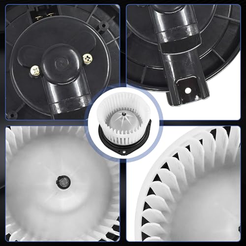 Image of PartsFlow Blower Motor With Fan Cage For 1998-2002 Honda Accord For 1999-2004 Odyssey For 2003-2008 Pilot For 2001-2006 Acura MDX 700002