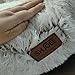 65cm Ø Flauschig Hundebett Katzenbett Bärentatzen-Design Hundekissen Katzenkissen Waschbar Hundekorb Katzenkorb Plüsch rutschfest Haustierbett Warm Schlafplatz für kleine mittelgroße Hunde/Katze/Hasen