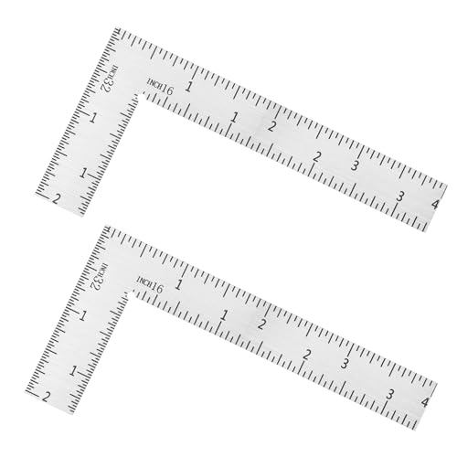 2 Pcs L Shaped Ruler